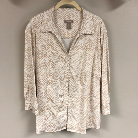 Chico's Tops - Chico’s size 3 button down shirt xl 16